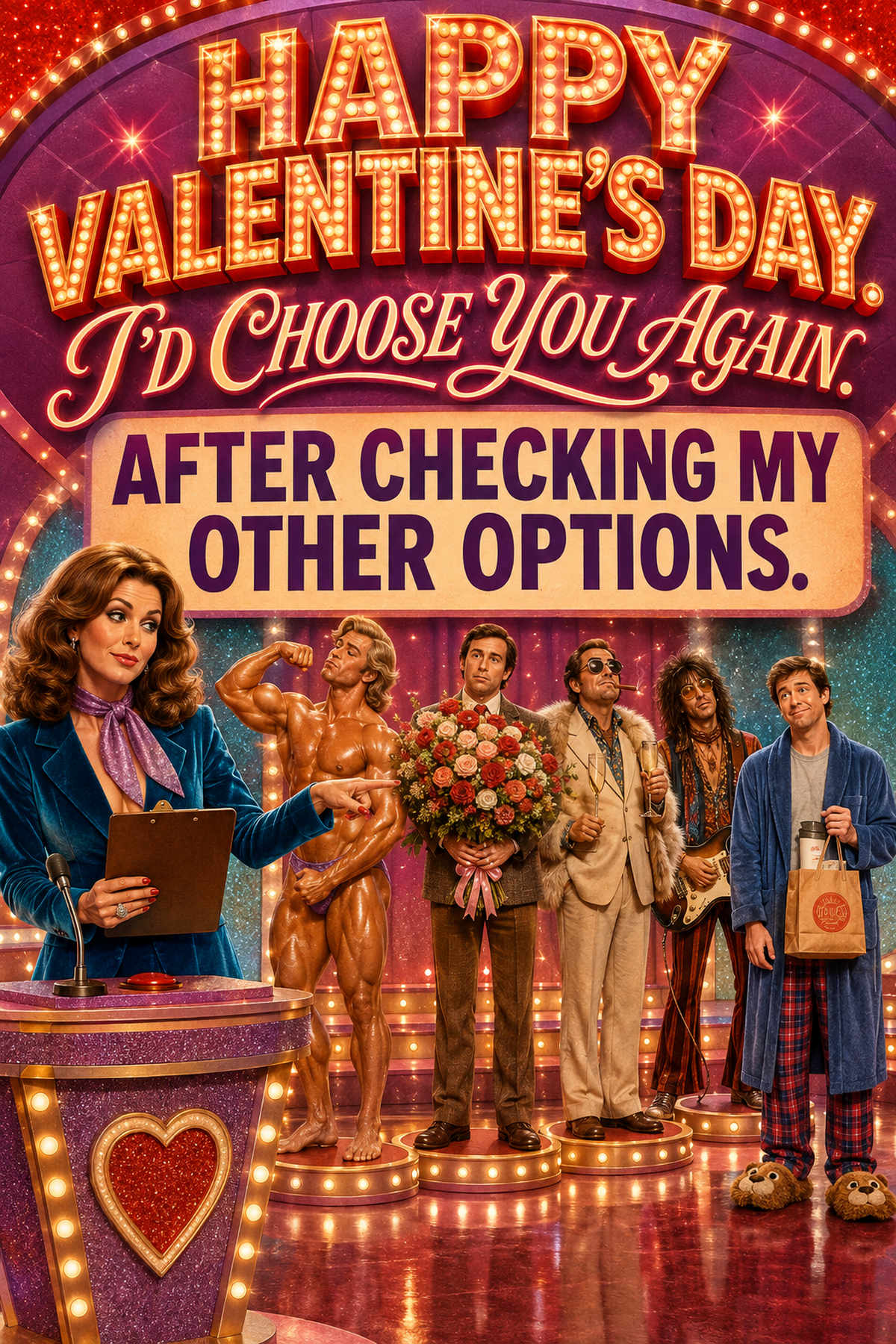 Funny Valentine’s Card – After Checking My Other Options