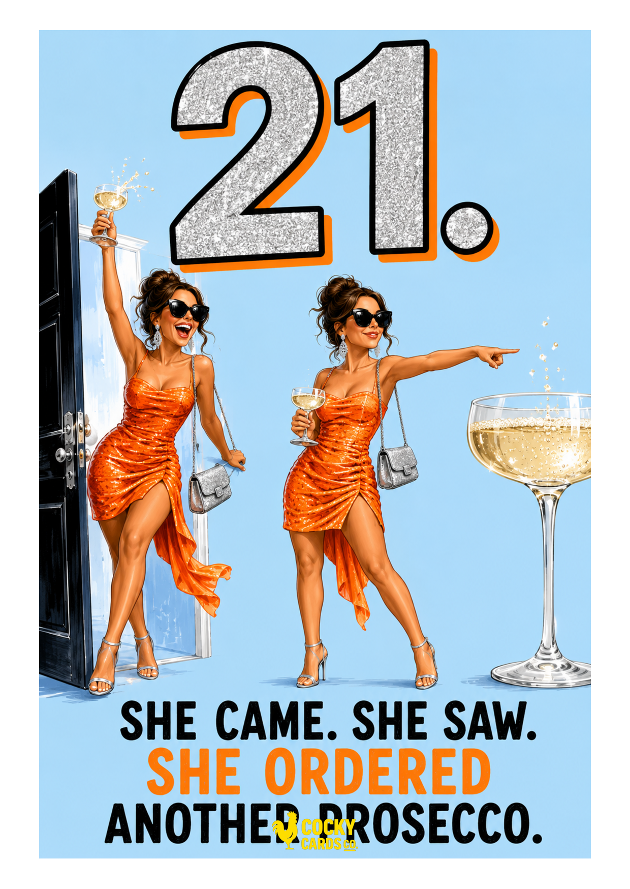 Funny 21st Birthday Card For Her – Another Prosecco