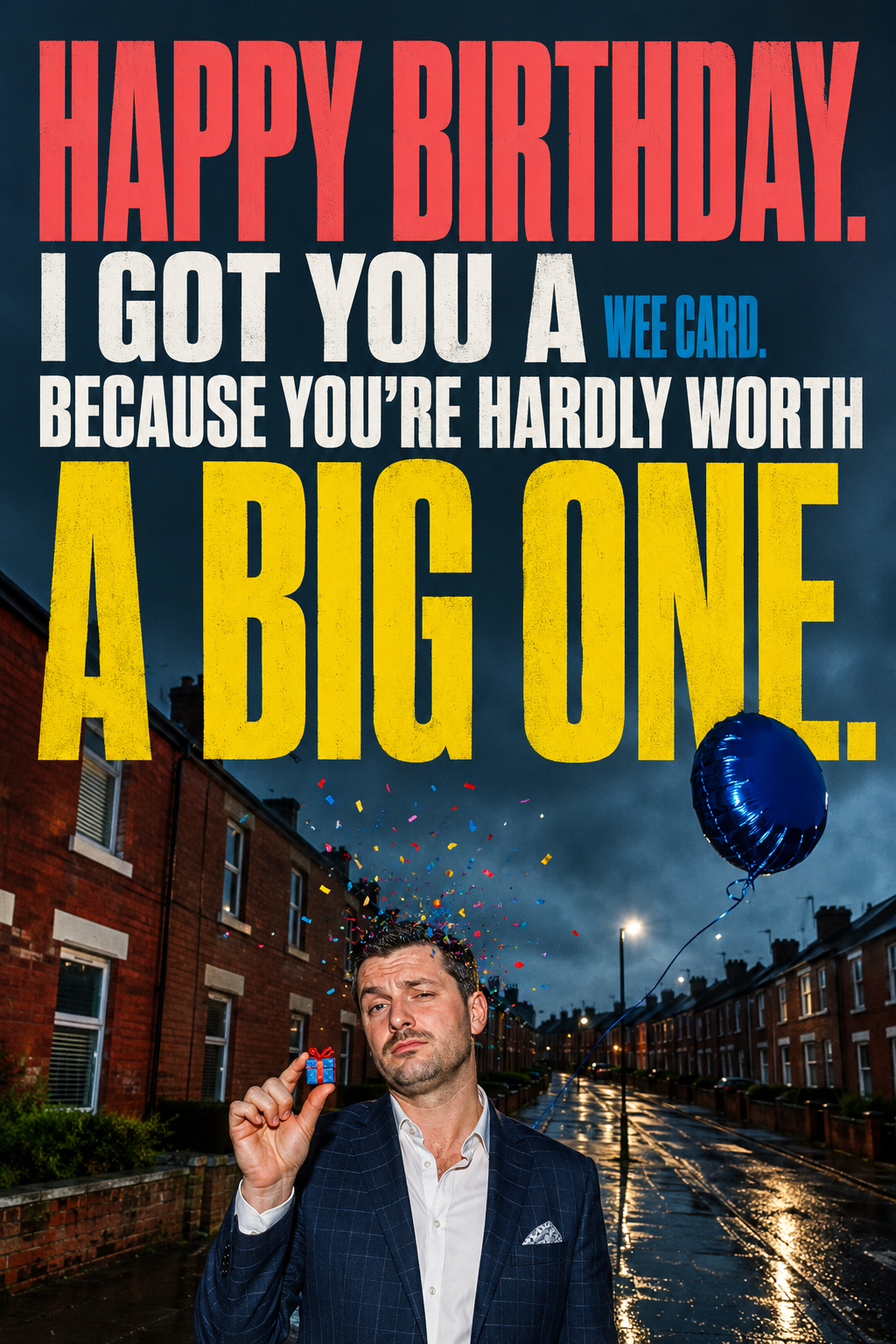 Funny Northern Irish Birthday Card – Wee Card