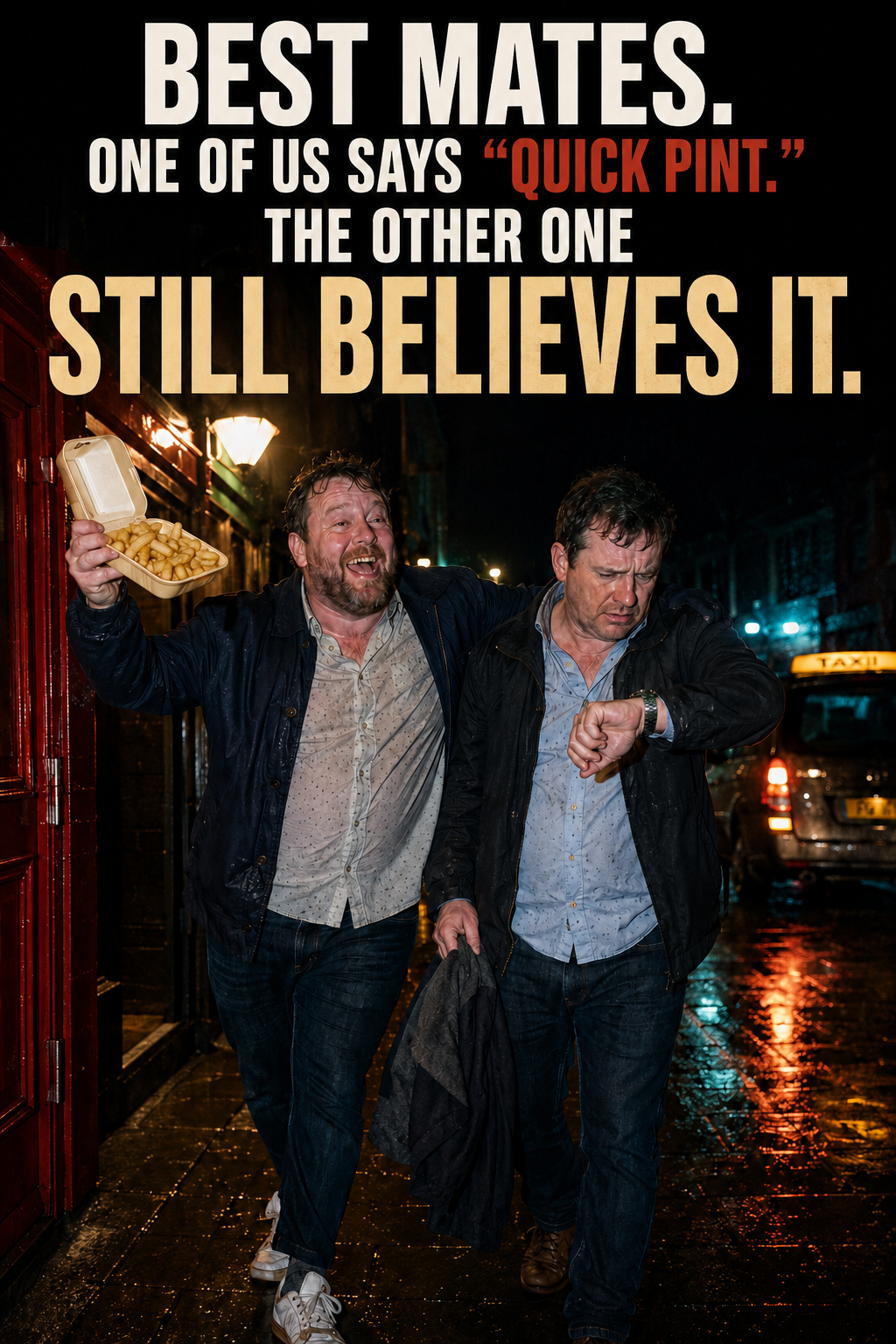 Quick Pint – Funny Northern Irish Friendship Card