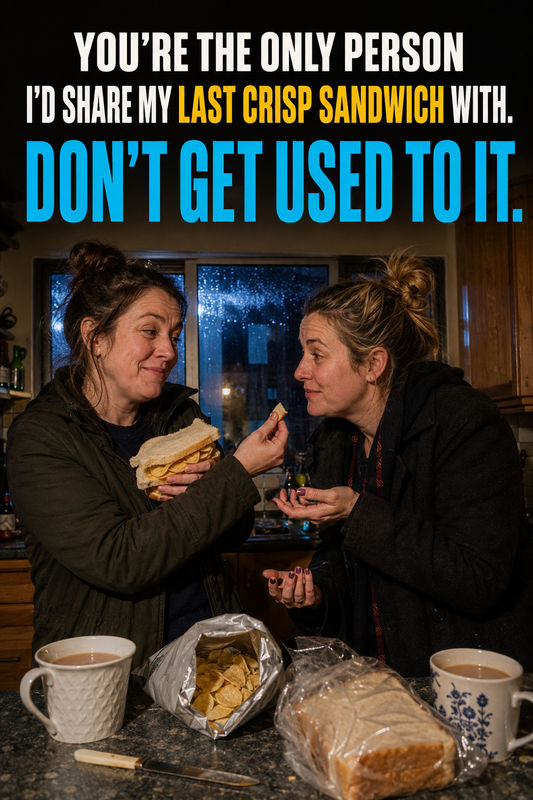 Last Crisp Sandwich – Northern Irish Friendship Card