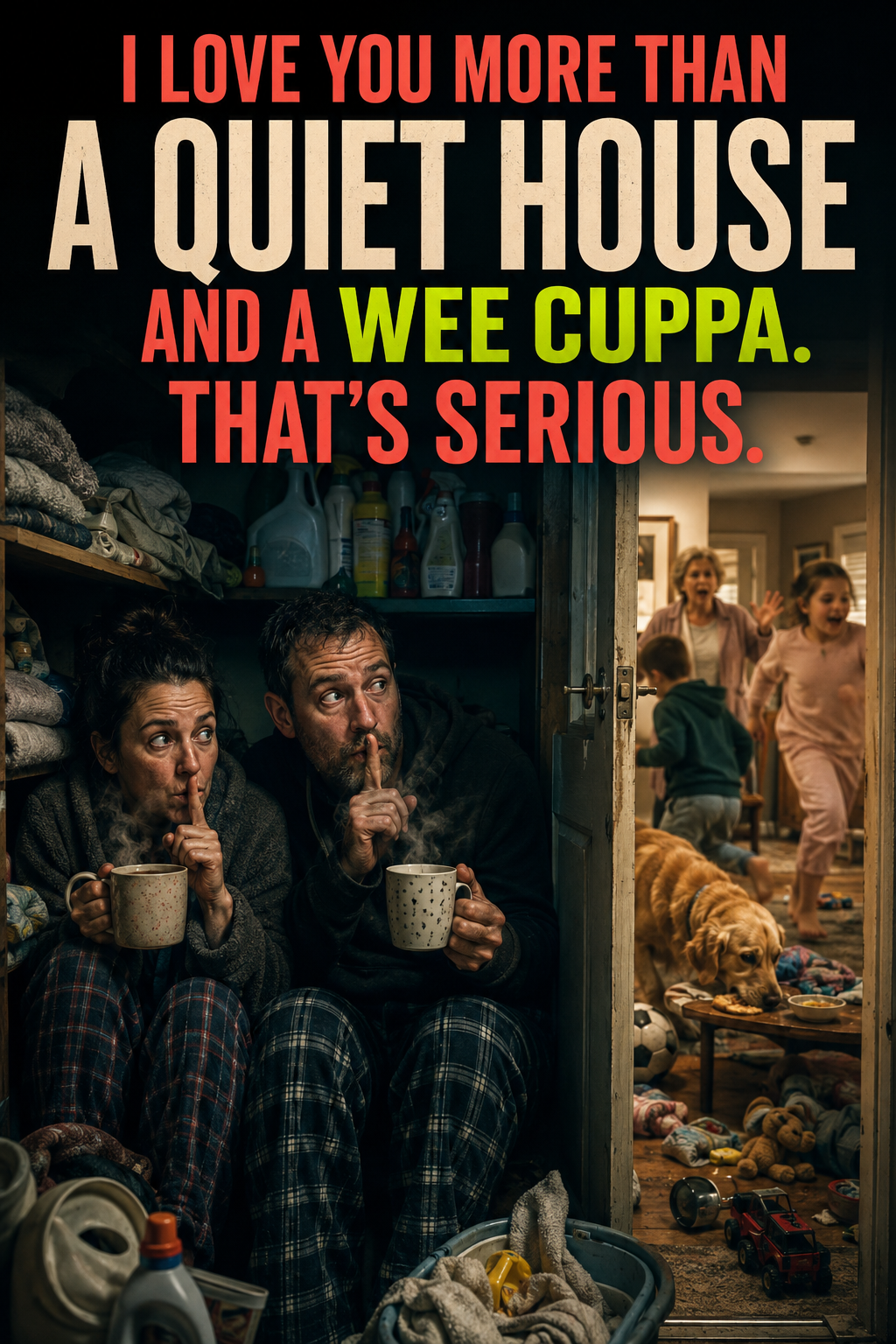 Northern Irish Love Card – Quiet House and a Wee Cuppa