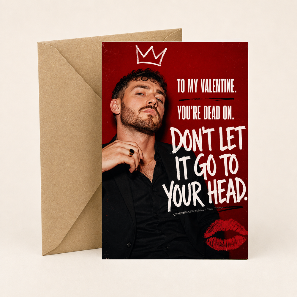 Northern Irish Valentine’s Card – You’re Dead On