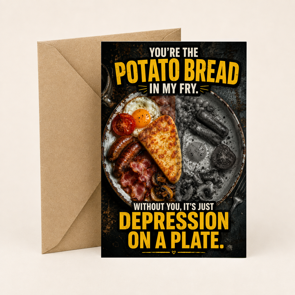 Northern Irish Love Card – Potato Bread in My Fry