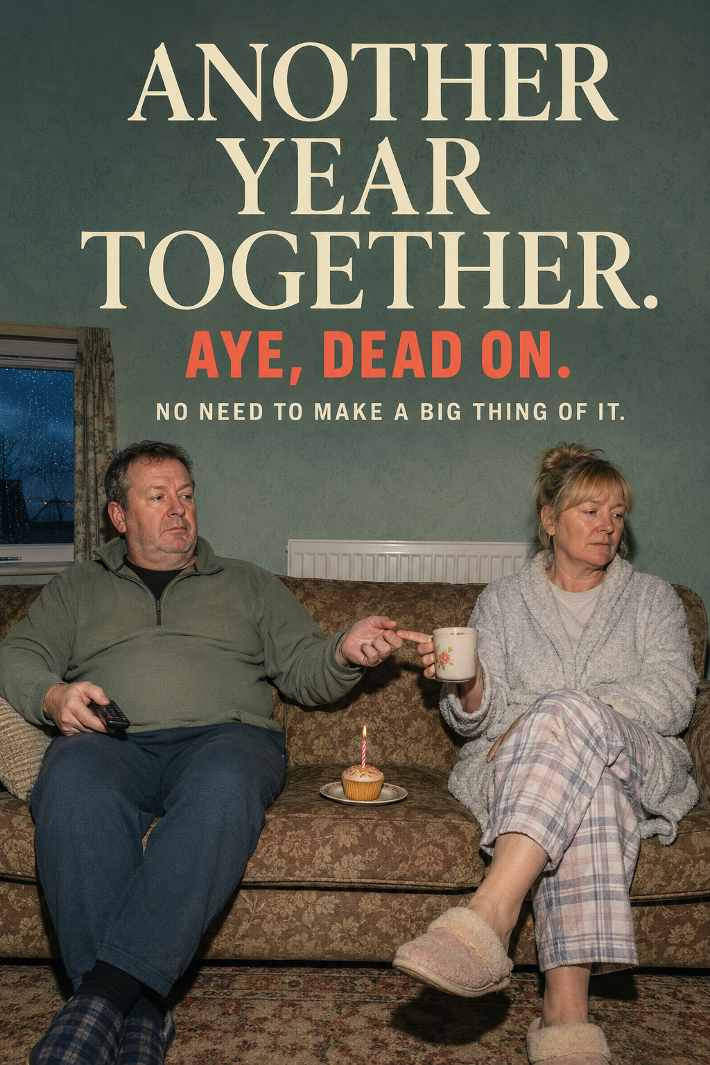 Funny Northern Irish Anniversary Card – Aye, Dead On
