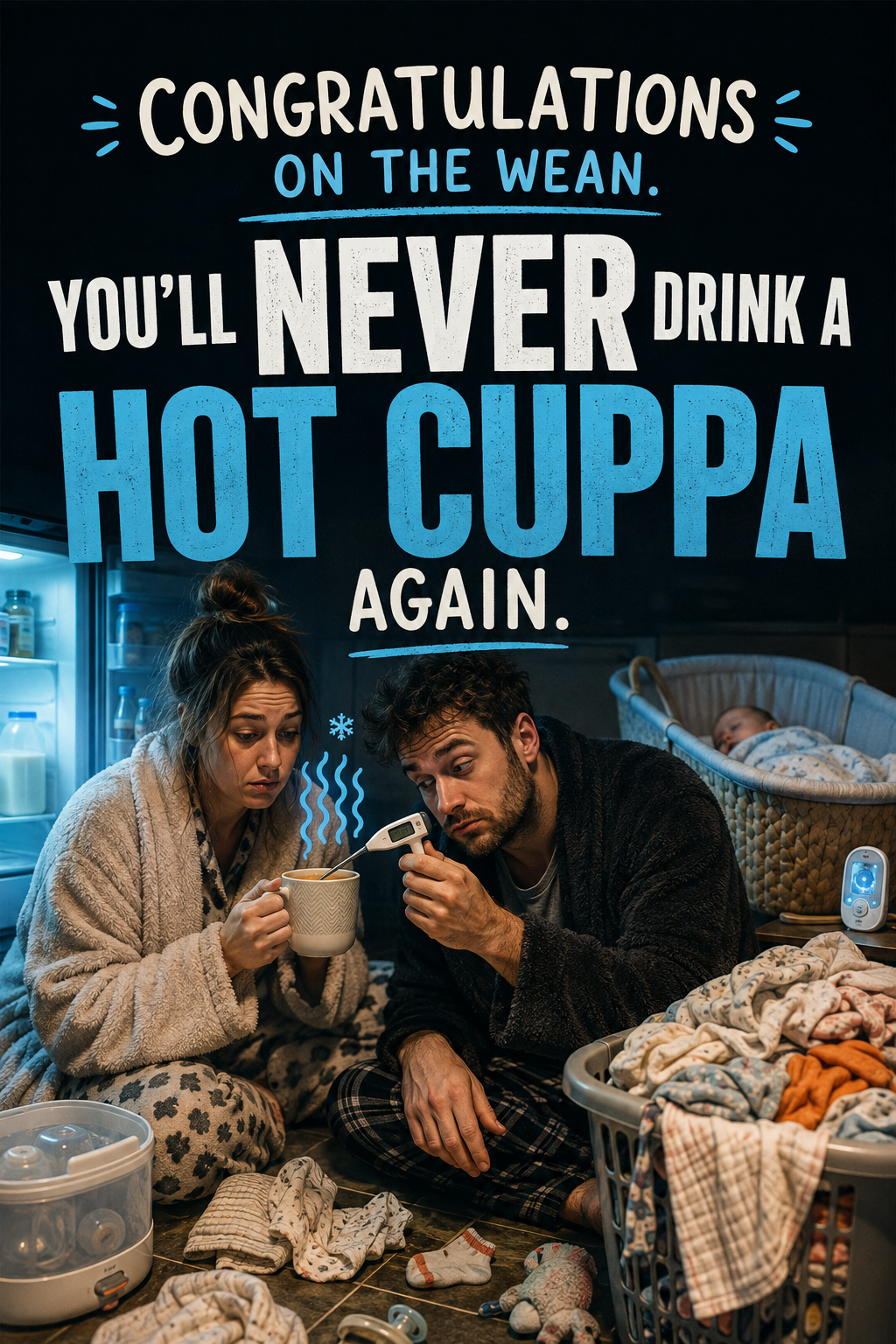 Funny Northern Irish New Baby Card – Hot Cuppa