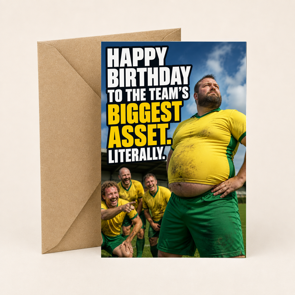 Happy Birthday to the Team's Biggest Asset. Literally.