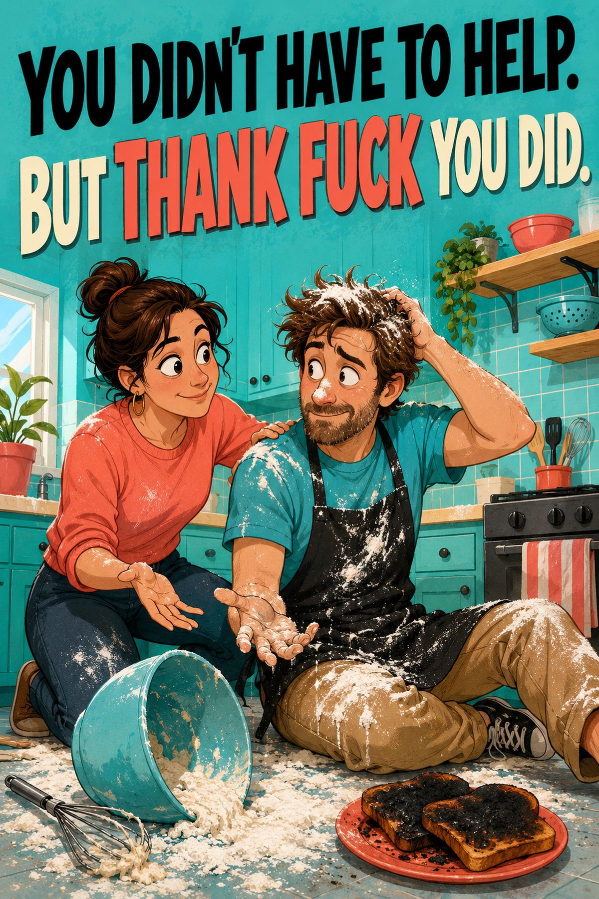 Rude Thank You Card – Thank Fuck You Did