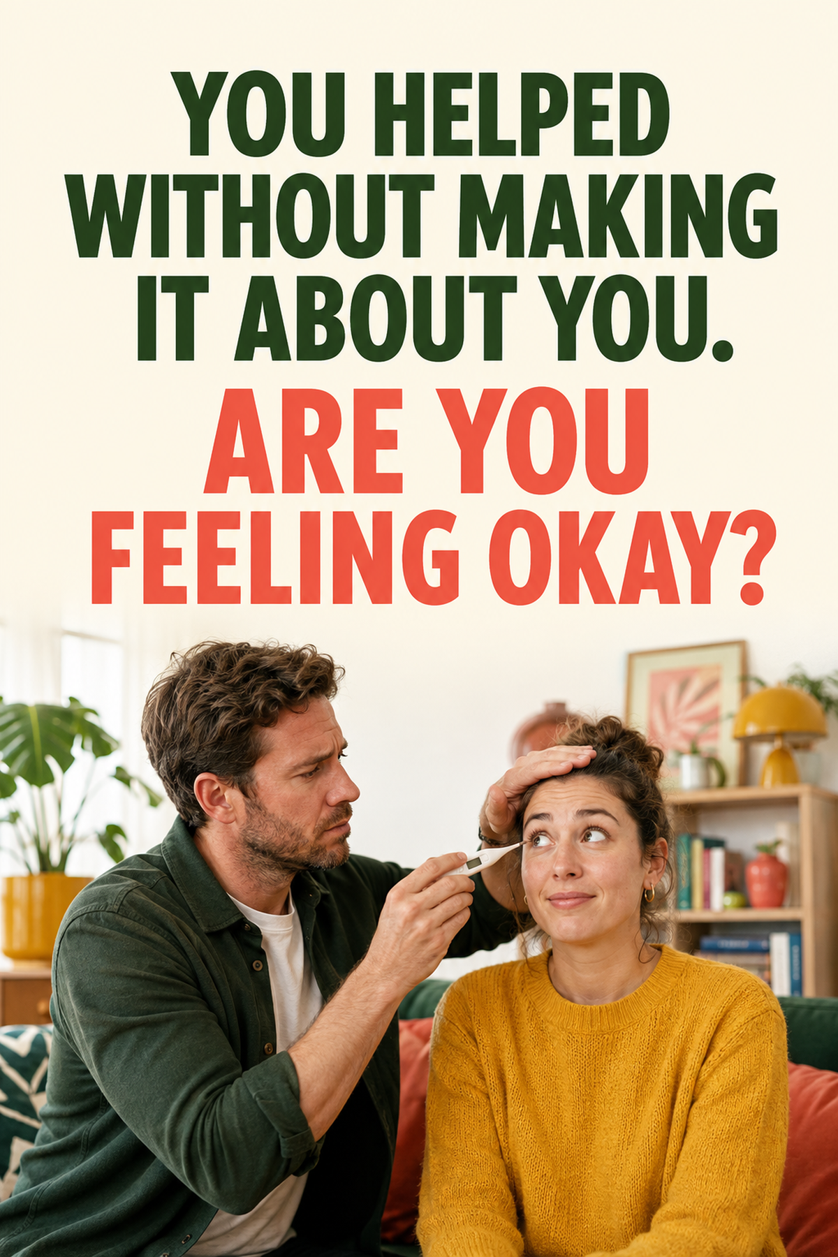 Sarcastic Thank You Card – Are You Feeling Okay? – card front artwork