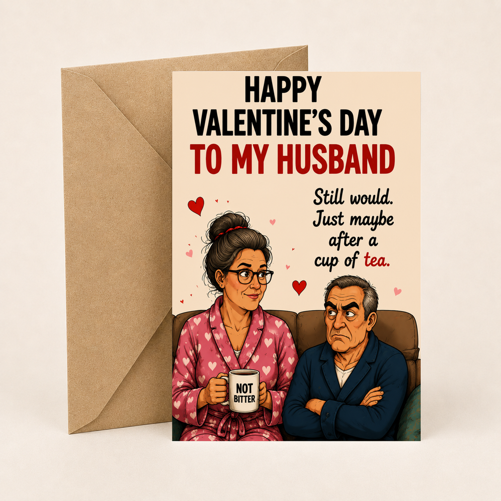 Funny Valentine’s Card for Husband – Still Would