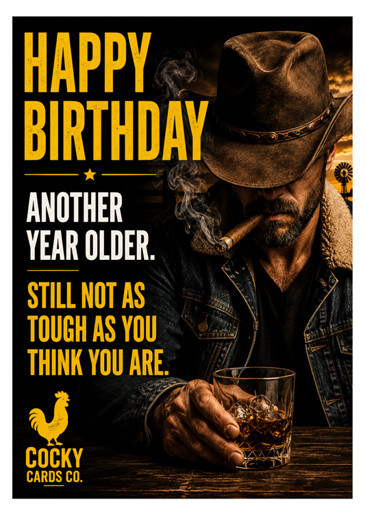 For cowboys getting a little long in the saddle. 🤠